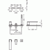 Bateria wannowa 3 otworowa CUADRO TRES wylewka 180 mm chrom 00616105