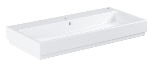 Umywalka nablatow GROHE CUBE CERAMIC 101x49cm. z Otworem, z Przelewem, Biały Pure Guard - 3947500H