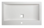 Umywalka nablatowa SANPLAST FREE MINERAL Unb-M/FREE 60x47x10cm, bez przelewu, biała 640290130001000