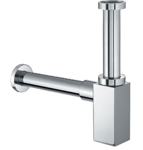 Półsyfon umywalkowy BLUE QUADRO, kwadratowy, chrom B021701001