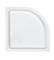 Brodzik półokrągły SANPLAST FREE LINE 100x100x9cm, biały 615040024101000