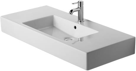 Umywalka DURAVIT VERO 105x49cm, biały WonderGliss 03291000001