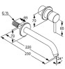 Bateria umywalkowa KLUDI BOZZ podtynkowa 382450576