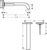 Bateria umywalkowa AXOR CITTERIO E z termostatem, podtynkowa, el. zew., chrom 36106000