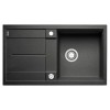 Zlewozmywak granitowy BLANCO METRA 5 S 86x50 cm, z korkiem aut., antracyt, PuraDur 513044
