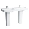 Umywalka LAUFEN PRO S 130x46cm, podwójna, biała H8149680001041