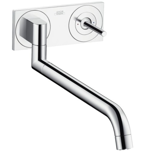 Bateria kuchenna AXOR UNO 2 podtynkowa, element zewnętrzny, chrom 38815000