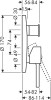 Bateria wannowa AXOR STARCK podtynkowa, chrom 10416000
