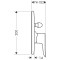 Bateria wannowa HANSGROHE METRIS E2 el. zewnętrzny, owalna rozeta, chrom 31484000