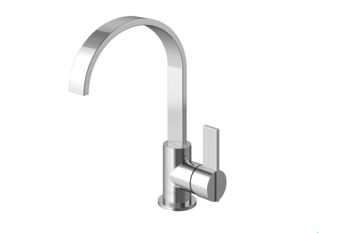 Bateria umywalkowa KOHLMAN DEXAME z obrotową wylewką, chrom QB150D