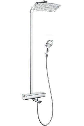 Komplet prysznicowy HANSGROHE RAINDANCE SELECT E 360 1 Jet z ramieniem 38cm, chrom 27113000