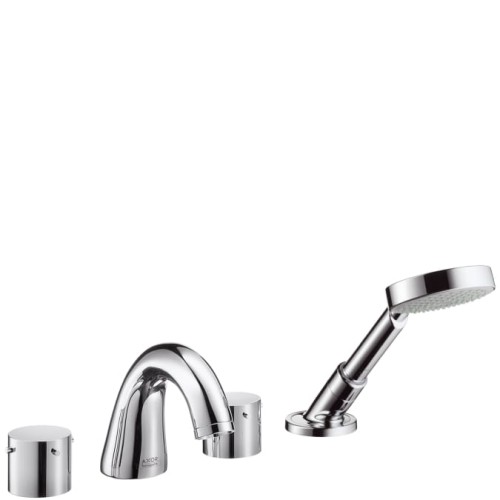 Bateria wannowa AXOR STARCK 4 otworowa, el.zew., wylewka 140mm, chrom 10444000