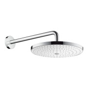 Głowica natryskowa HANSGROHE RAINDANCE SELECT S300 ścienna, ramię 390mm, biały/chrom 27378400