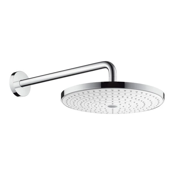 Głowica natryskowa HANSGROHE RAINDANCE SELECT S300 ścienna, ramię 390mm, biały/chrom 27378400
