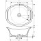 Umywalka nablatowa AXOR URQUIOLA 511x427mm, z konglomeratu, biała 11301000