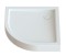 Brodzik półokrągły SANPLAST FREE LINE 90x90x5cm, zabudowany, ze stelażem i syfonem, biały 615040173001000