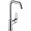 Bateria umywalkowa HANSGROHE FOCUS 240 z obrotową wylewką "U", bez korka, chrom 31519000