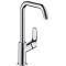 Bateria umywalkowa HANSGROHE FOCUS 240 z obrotową wylewką "U", bez korka, chrom 31519000