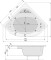 Obudowa wanny POOL-SPA KLIO 140x140 white PWODU10OP000000