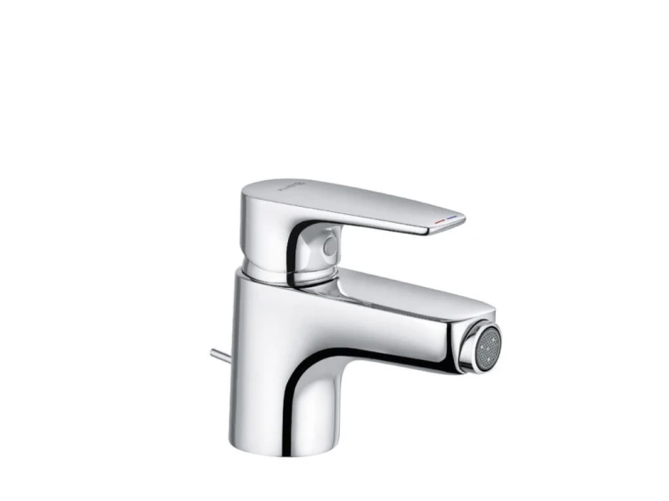 Bateria biedtowa  KLUDI PURE&SOLID stojąca, z korkiem, chrom 342160575