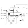 Bateria wannowa HANSGROHE METRIS E2 DN15 31480000
