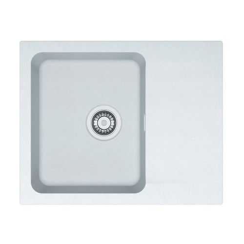 Zlewozmywak FRANKE ORION OID 611-62 62x50cm, z syfonem, tectonite, biały polarny 114.0286.444
