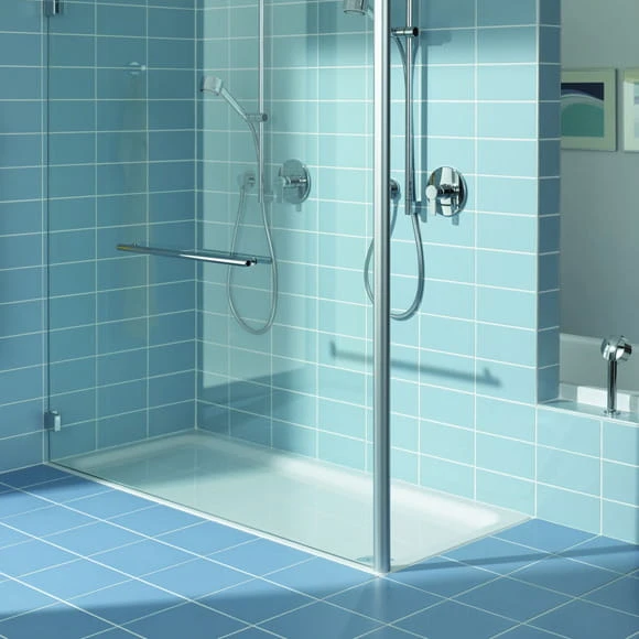 Brodzik prostokątny KALDEWEI DUSCHPLAN XXL 75x140x6,5cm, z nośnikiem styropianowym, biały 432548040001