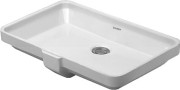 Umywalka podblatowa DURAVIT 2ND FLOOR 52.5x35cm, biała WonderGliss 03165300001