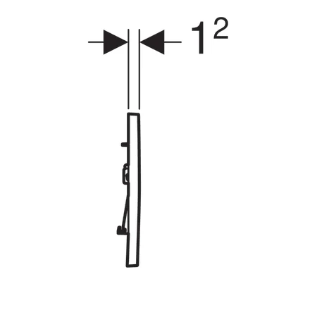 Przycisk Spłukujący GEBERIT SIGMA 30 do WC 3/6L (DUOFIX, KOMBIFIX), biały/złoty/biały 115.883.KK.1