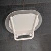 Siedzisko prysznicowe RAVAK CHROME WHITE ścienne, biała konstrukcja, przeźroczyste / clear B8F0000028