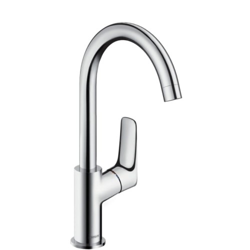 Bateria umywalkowa HANSGROHE LOGIS 210 z obrotową wylewką, bez korka, chrom 71131000