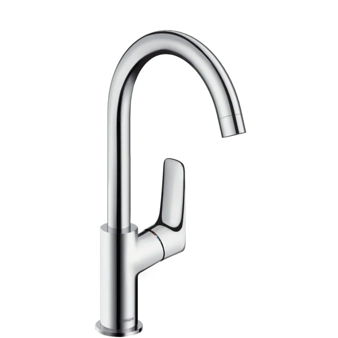 Bateria umywalkowa HANSGROHE LOGIS 210 z obrotową wylewką, bez korka, chrom 71131000
