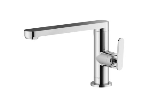 Bateria umywalkowa KOHLMAN BOXINE, długa wylewka, chrom QB105B