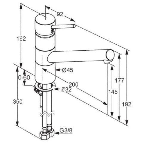 Bateria kuchenna KLUDI SCOPE XL chrom 339300575