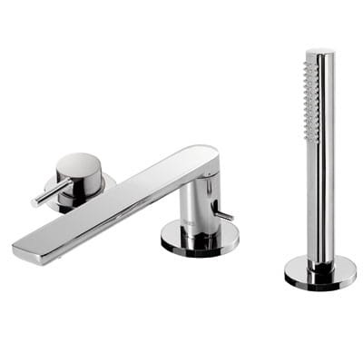 Bateria wannowa TRES MAX 3 otworowa, wylewka 18cm, chrom 6216103