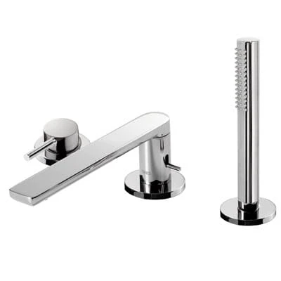 Bateria wannowa TRES MAX 3 otworowa, wylewka 18cm, chrom 6216103
