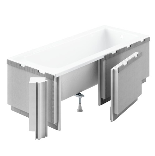 Obudowa LED, uniwersalna SCHED-POL do wanien prostokątnych 170x90x58cm 1.041-LED