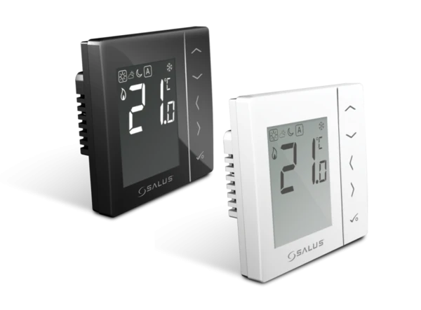 Sterownik temperatury SALUS dobowy, elektroniczny, podtynkowy Czarny VS35B