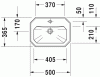 Umywalka DURAVIT 1930 50x36,5cm, biała 0785500000