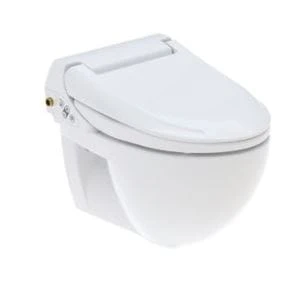 Zestaw GEBERIT AQUACLEAN 4000 deska WC z funkcją hgigieny intymnej i miska ceramiczna biała 146.135.11.1