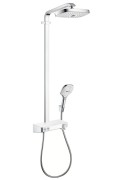 Komplet prysznicowy Raindance Select E 300 chrom/biały 27126400