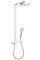 Komplet prysznicowy Raindance Select E 300 chrom/biały 27126400
