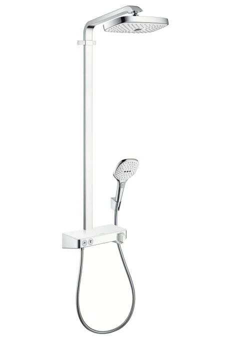 Komplet prysznicowy Raindance Select E 300 chrom/biały 27126400