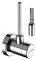 Zawór SCHELL CLASSIC grzybkowy 1/2 x 3/8 kątowy zacisk chrom ( bateria ) 051720699