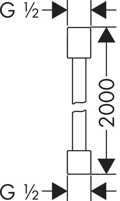 Wąż natryskowy HANSGROHE AXOR STARCK 200cm chrom 28284000