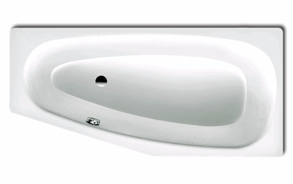 Wanna asymetryczna KALDEWEI MINI 157x75 lewa emaliowana biały 224800010001