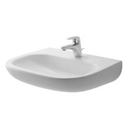 Umywalka DURAVIT D-CODE Med 60x46cm, bez otworu, bez przelewu, biała 23116000702