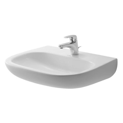 Umywalka DURAVIT D-CODE Med 60x46cm, bez otworu, bez przelewu, biała 23116000702
