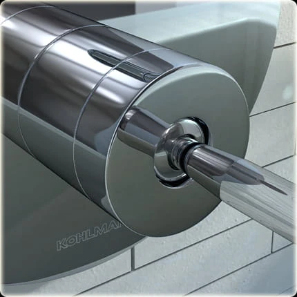 Bateria wannowa KOHLMAN MAXIMA podtynkowa, chrom QW210M