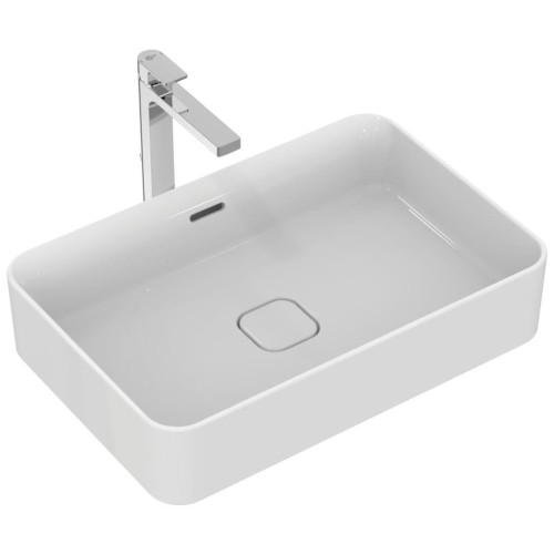 Umywalka nablatowa IDEAL STANDARD STRADA II 60x40cm, prostokątna, bez otworu, biała T299901